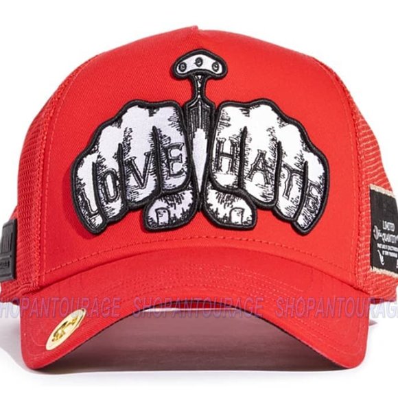 Red Monkey Love Hate RM1416 Limited Edition Unisex Trucker Hat Cap | 3 Colors - Picture 10 of 16